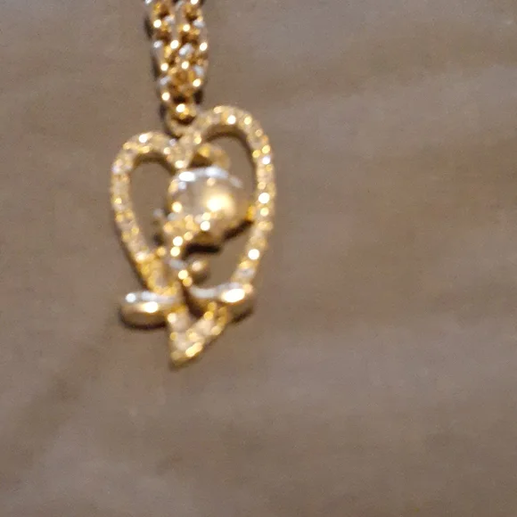 Tweety Bird Jewelry Gold Plated Heart Tweety Bird Bracelet